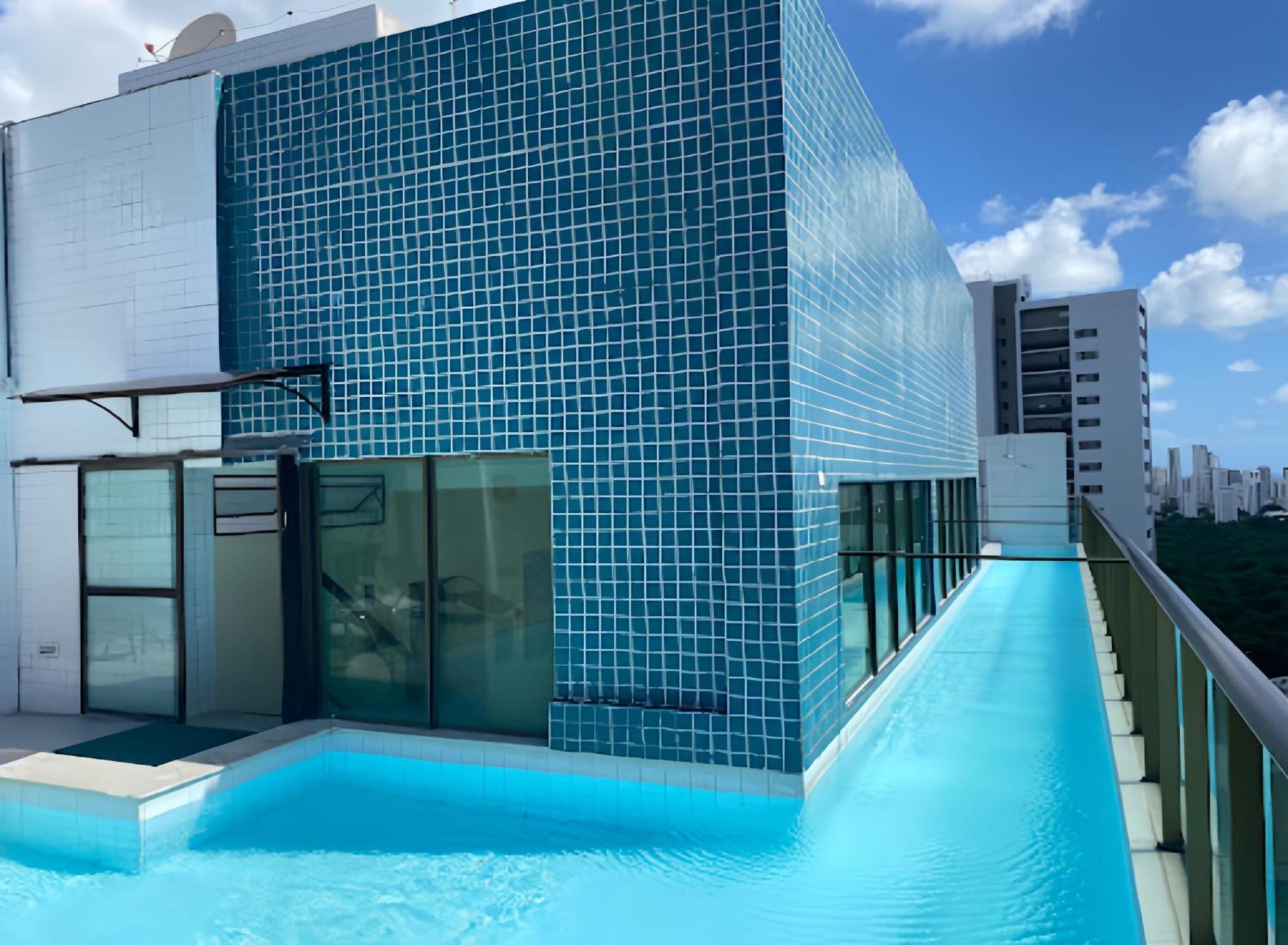 Flat Piscina No Rooftop Aluguel Temporada Em Ресіфі Екстер'єр фото