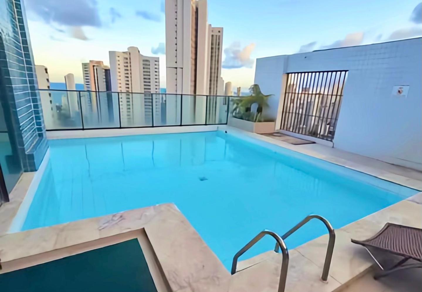 Flat Piscina No Rooftop Aluguel Temporada Em Ресіфі Екстер'єр фото